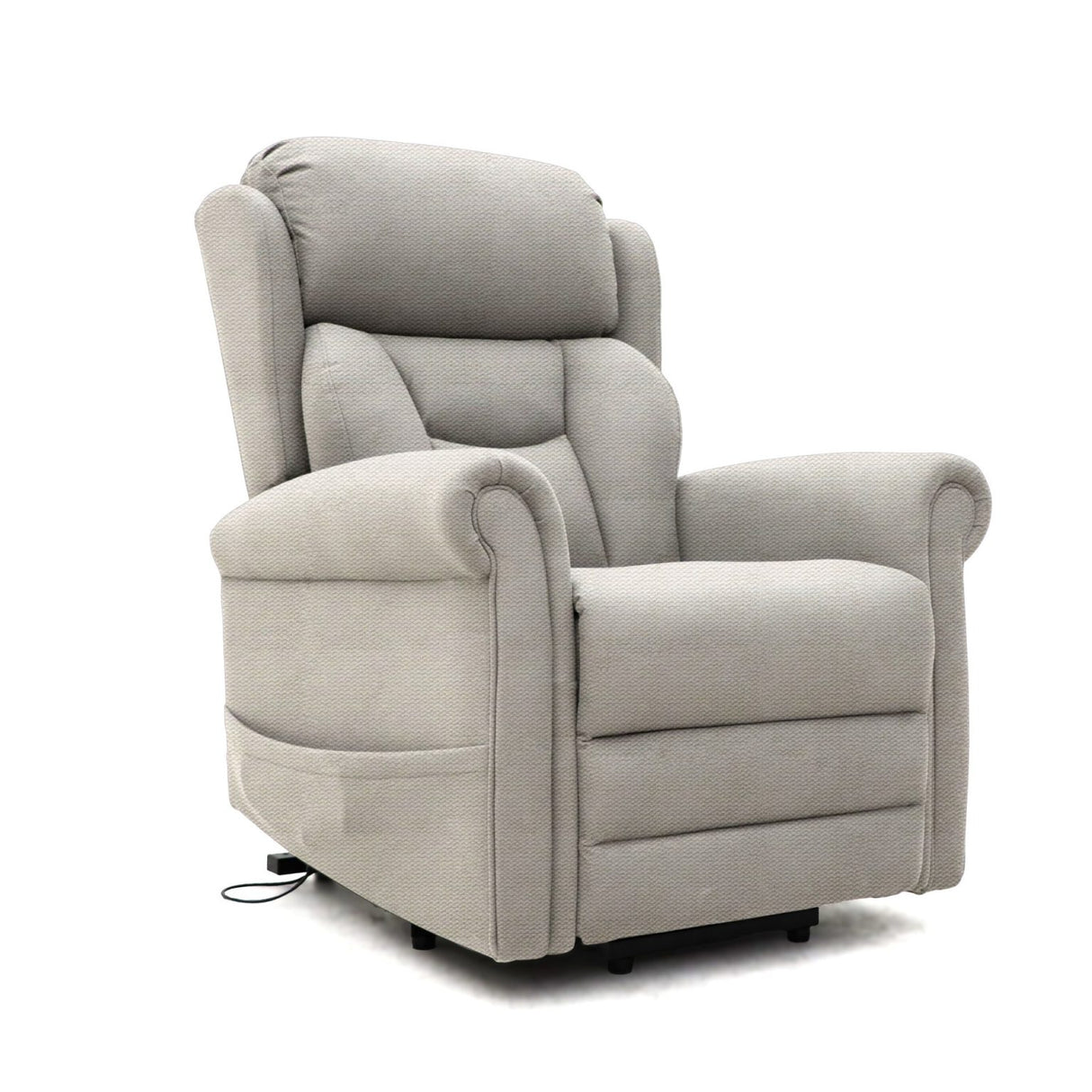 Nevis grey rise and recline chair