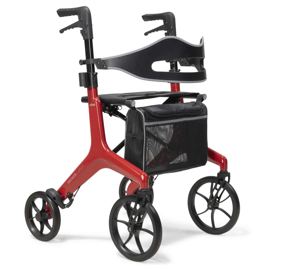 aerocarbon rollator red