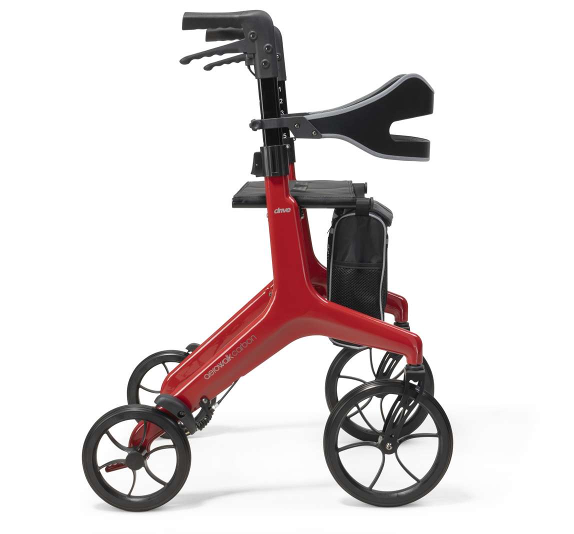 aerocarbon rollator side view