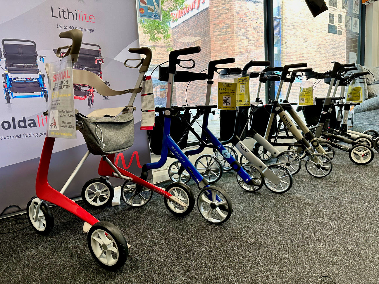 Rollators and walking aids folkestone mobility shop kent