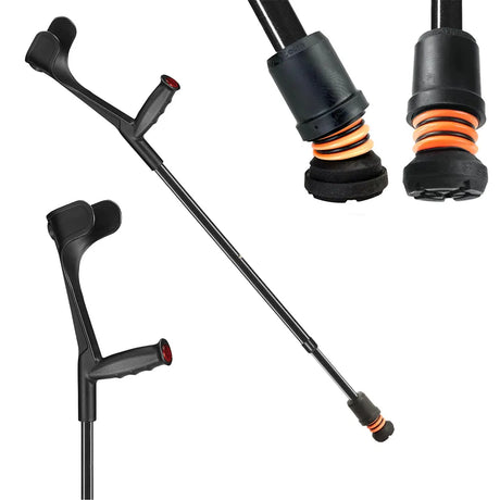 flexyfoot open cuff crutch single