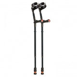 flexyfoot closed cuff comfort grip crutch pair colour black