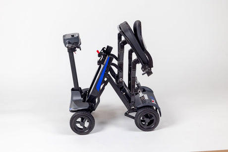supacarbon lite folding mobility scooter  folded