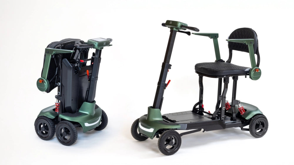 smarti plus mobility scooter folded