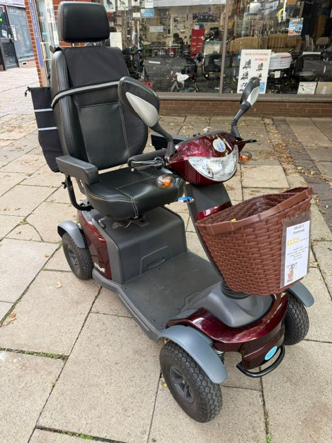Pre-Owned Excel Galaxy – 8 mph Mobility Scooter

The Excel Galaxy is a stylish and capable full-size road mobility scooter, offering an excellent combination of comfort, performance and practicality.

This pre-owned Galaxy is ideal for anyone looking for a substantial 8 mph road scooter without the cost of buying new.