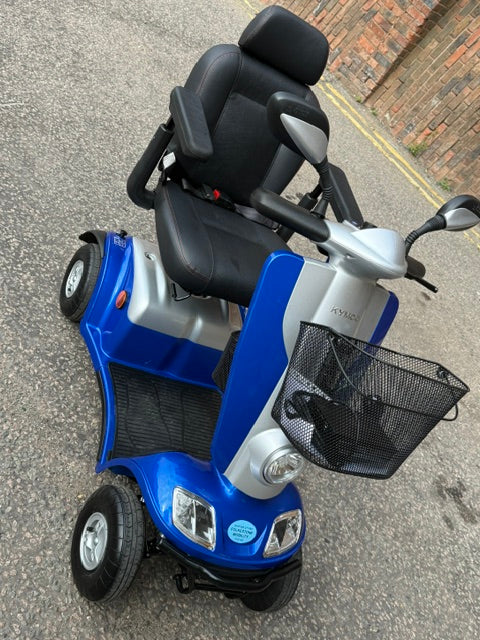 kymco midi xls blue mobility scooter 