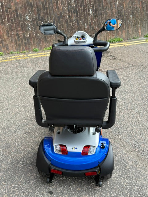 kymco midi xls blue mobility scooter rear view