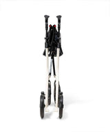 aerocarbon rollator butter cream folded