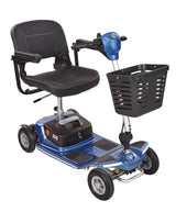 luxe mobility scooter royal blue