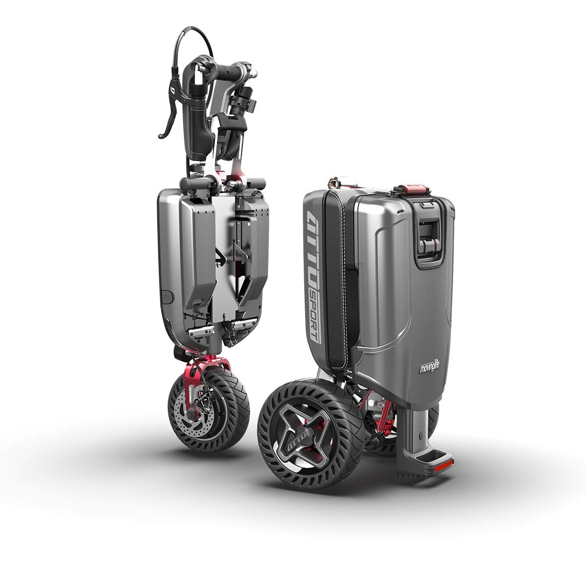 ATTO Sport Folding Mobility Scooter in two lightweight parts