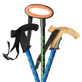 telescopic flexifoot walking stick handle options